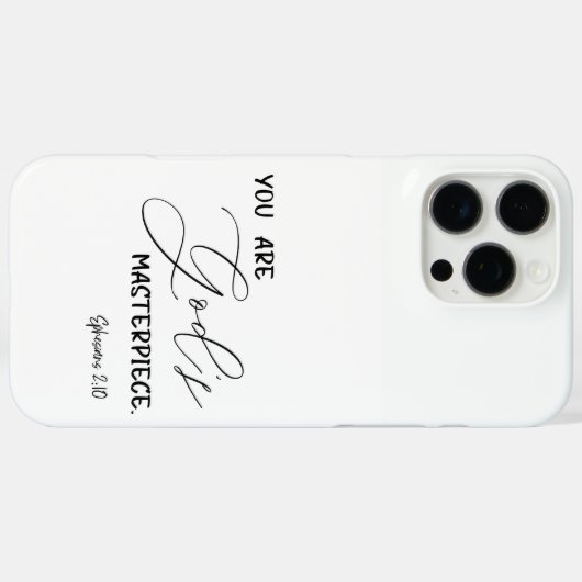 Moderne Bijbelvers Case-Mate iPhone Case (Achterkant (horizontaal))