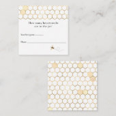 Moderne bijen hoeveel Honeycombi-Kaart Informatiekaartje (Voorkant / Achterkant)