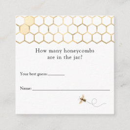 Moderne bijen hoeveel Honeycombi-Kaart Informatiekaartje