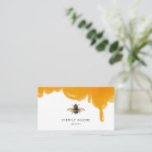 Moderne bijenhouder Apiarist Honey Visitekaartje (Staand voorkant)