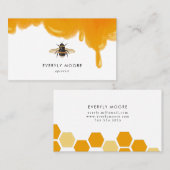 Moderne bijenhouder Apiarist Honey Visitekaartje (Voorkant / Achterkant)