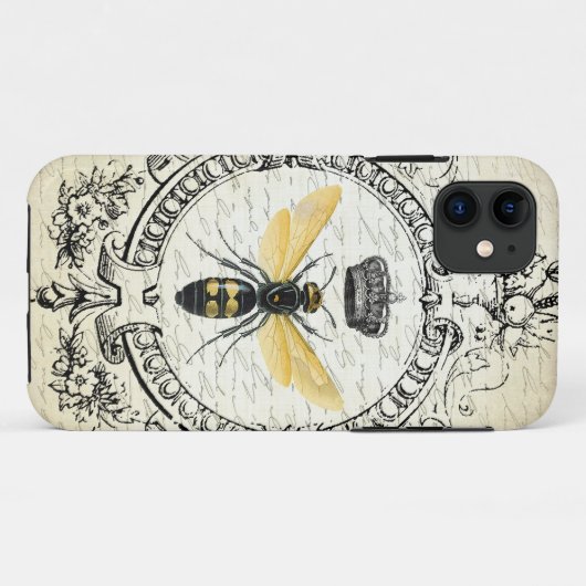 Moderne  bijenkoningin Case-Mate iPhone case (Achterkant (horizontaal))