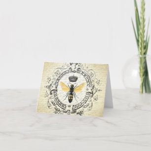 Moderne  bijenkoningin kaart