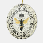 Moderne  bijenkoningin keramisch ornament (Links)