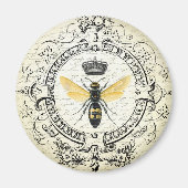 Moderne  bijenkoningin magneet (Voorkant)