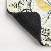 Moderne  bijenkoningin muismat (Hoek)