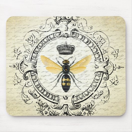 Moderne  bijenkoningin muismat (Voorkant)