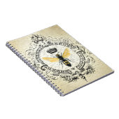 Moderne  bijenkoningin notitieboek (Rechterzijde)