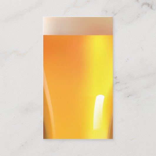 Moderne bijentflesje Vloeibaar Visitekaartje (Achterkant)