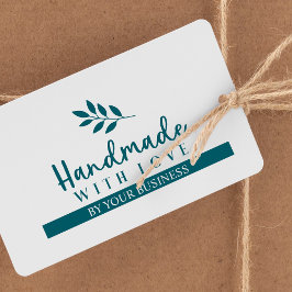 Moderne bijkantoren Handgemaakt met liefdesofferte Rubberstempel