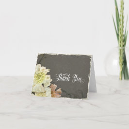 Moderne bijpassende bedankkaartjes Schilderachtige Bedankkaart