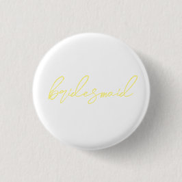 Moderne bijpassende bruidsmeisjes Bach-feest | Gee Ronde Button 3,2 Cm