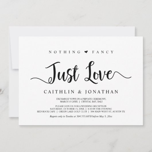 Moderne bijtende uitloper, niets Fancy gewoon lief Kaart (Voorkant)