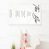 Moderne bindweefselbalk voor oude kalligrafie spandoek (Insitu)