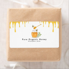 Moderne biologische bijenhouderij retour  etiket