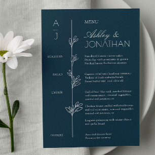 Moderne biologische Bloemenscheider bruiloft recep Menu