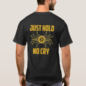 Moderne Bitcoin Cryptocurrency T-shirt (Achterkant)