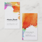 Moderne Biz-kaart met iriserende parelafwerking Visitekaartje (Voorkant / Achterkant)