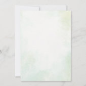 Moderne Black Arch Bloemen Huwelijksuitnodiging Kaart (Achterkant)