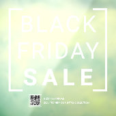Moderne Black Friday Sale Winkel Korting Sale Prom Raamsticker (Vel 3)