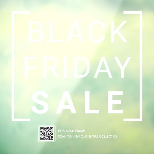 Moderne Black Friday Sale Winkel Korting Sale Prom Raamsticker (Vel 3)