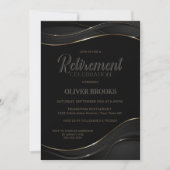 Moderne 'Black Gold Retirement' Kaart (Voorkant)