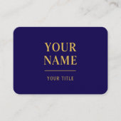 Moderne Black & Gold-sjabloon voor visitekaartjes (Voorkant)