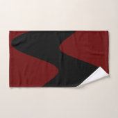 Moderne Black River Diep rood Bad Handdoek (Handdoek)