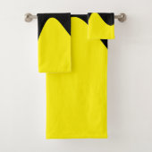 Moderne Black River geel Bad Handdoek (Insitu)