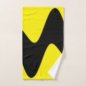 Moderne Black River geel Bad Handdoek (Handdoek)