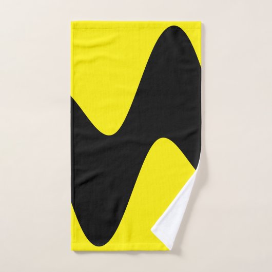 Moderne Black River geel Bad Handdoek (Handdoek)