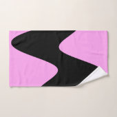 Moderne Black River Roze Bad Handdoek (Handdoek)