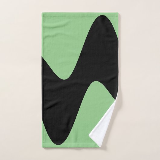 Moderne Black River Sage groen Bad Handdoek (Handdoek)
