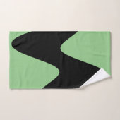 Moderne Black River Sage groen Bad Handdoek (Handdoek)