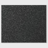 Moderne Black Stone-stijl -Ruimte- Cadeaupapier (Vlak)