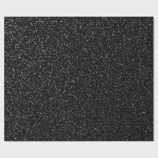 Moderne Black Stone-stijl -Ruimte- Cadeaupapier (Vlak)