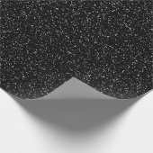 Moderne Black Stone-stijl -Ruimte- Cadeaupapier (Hoek)