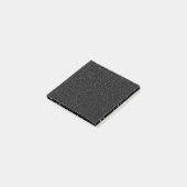 Moderne Black Stone-stijl -Ruimte- Post-it® Notes (Schuin)