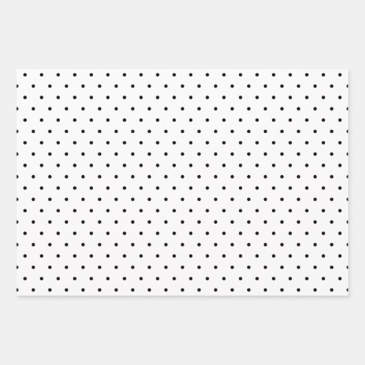 Moderne Black White Kerstboom Vakantie Inpakpapier Vel (Voorkant 3)