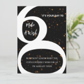 Moderne BlackGold verjaardagskaart 60 jaar Kaart (Staand voorkant)