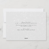 Moderne bladbladesucalyptusscript, multi-foto feestdagenkaart (Achterkant)