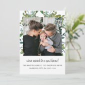 Moderne Bladderige Botanische Verandering van Adre Aankondiging (Staand voorkant)