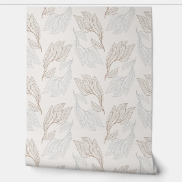 Moderne bladeren behang
