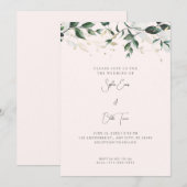 Moderne bladeren en wijnstokken met een kleurig hu kaart (Voorkant / Achterkant)