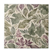  moderne bladeren tegeltje (Voorkant)