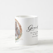 Moderne bladzijden met opa-scriptblad met foto koffiemok (Center)