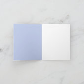 Moderne blanco bloemige briefkaart briefpapier (Binnen)