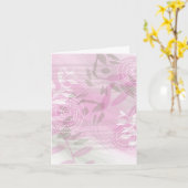 Moderne blanco bloemige briefkaart briefpapier (Gele Bloem)