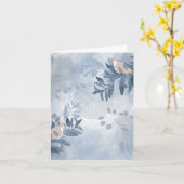 Moderne blanco botanische briefkaart briefpapier (Gele Bloem)