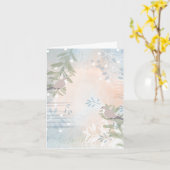 Moderne blanco botanische briefkaart briefpapier (Gele Bloem)